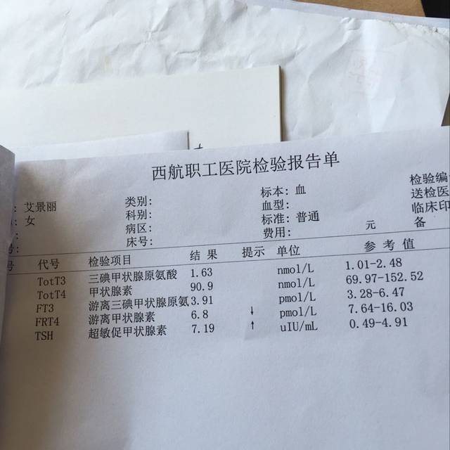 老公建议流掉这个孩子_今天去医院复查,甲功五