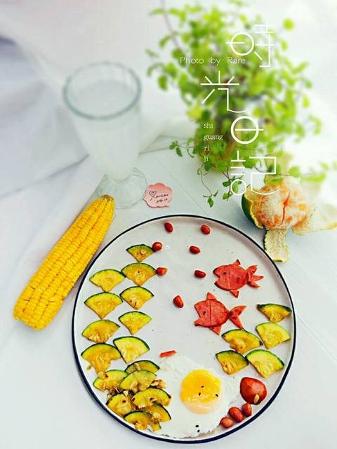 【Rare家熊孩子简易早餐】香肠小鱼_早安! 长假短暂, 小_宝宝树