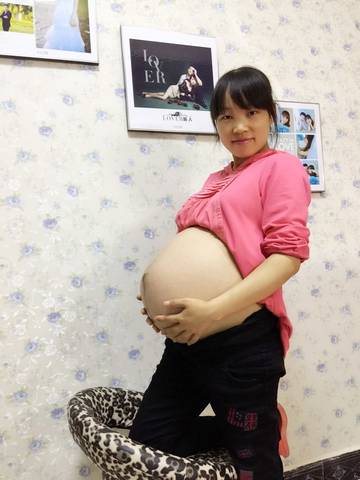 双胎36周小肚子_孕前偏瘦,只有82斤,现在