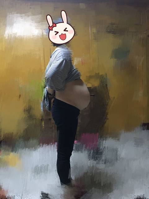 二胎怀的累的。猜猜男孩女孩。