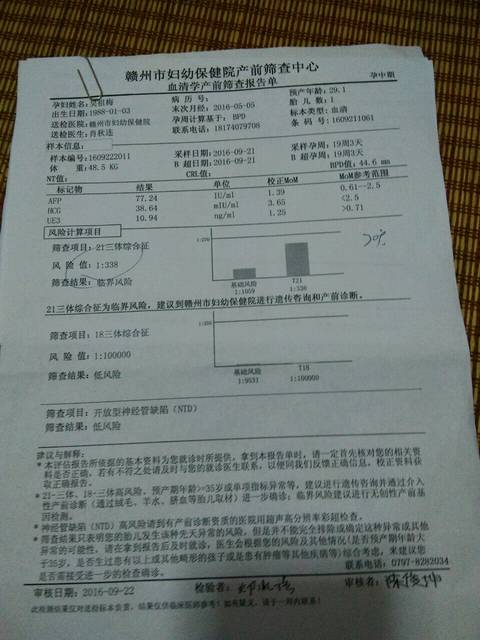 请求下有经验的宝妈们意见_唐氏检查结婚临界