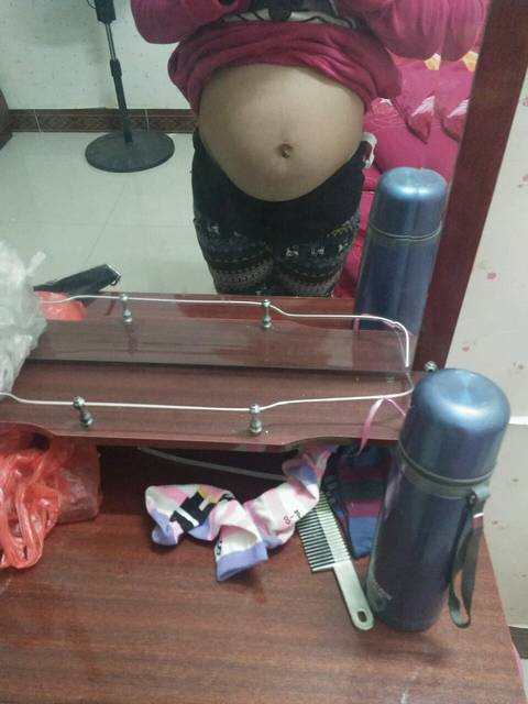 这是什么肚型_27周+2天,肚子好大,好想快点卸