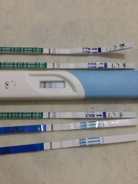 验孕试纸连续测试三天都是一深一浅