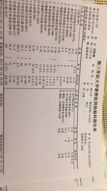 7个月的男宝,白细胞偏少,中性粒细胞绝对值偏