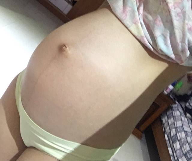 六个半月大肚子,都说要生了