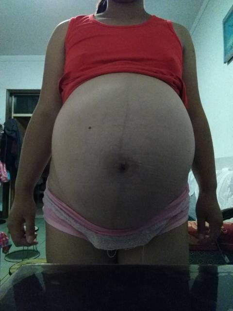 谁会看肚型_38周肚肚看男女