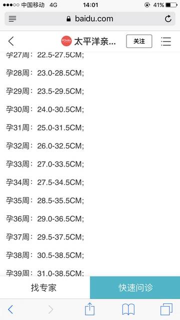 医院产检算34周 宫高33 医生说太大