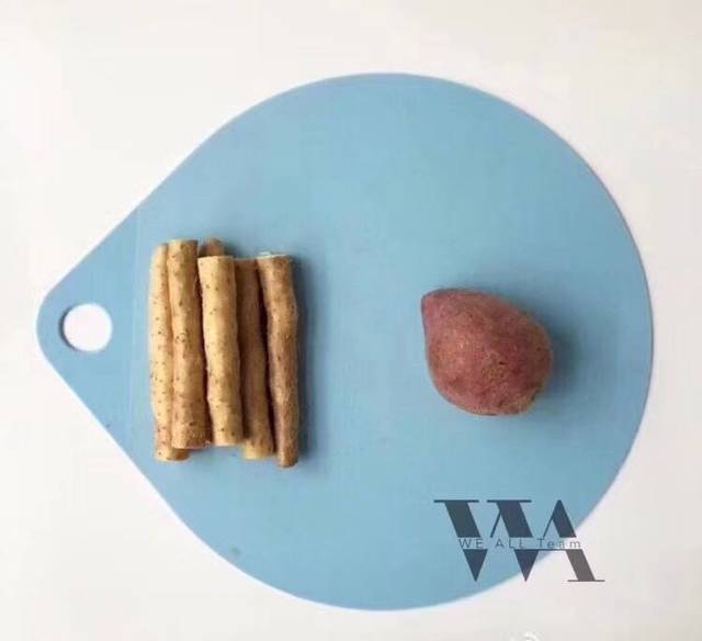 转载分享~山药紫薯卷~适合八个月以上的宝宝