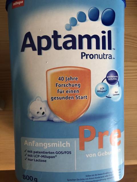 转德版爱他美pre,保质期到19年1月