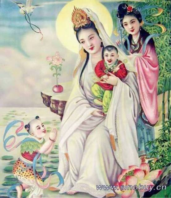 善女诚心跪求送子观音菩萨保佑我本月宫内好孕