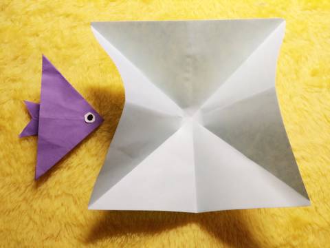 【达人专栏】折纸手工——折一条小鱼儿游啊游(下)