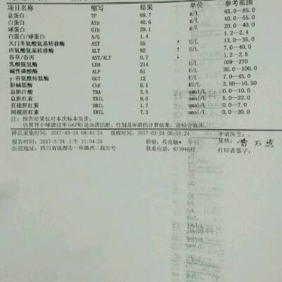 個月天門冬氨酸基轉移酶55,丙氨酸基轉移酶82,丙草/谷丙0.7!