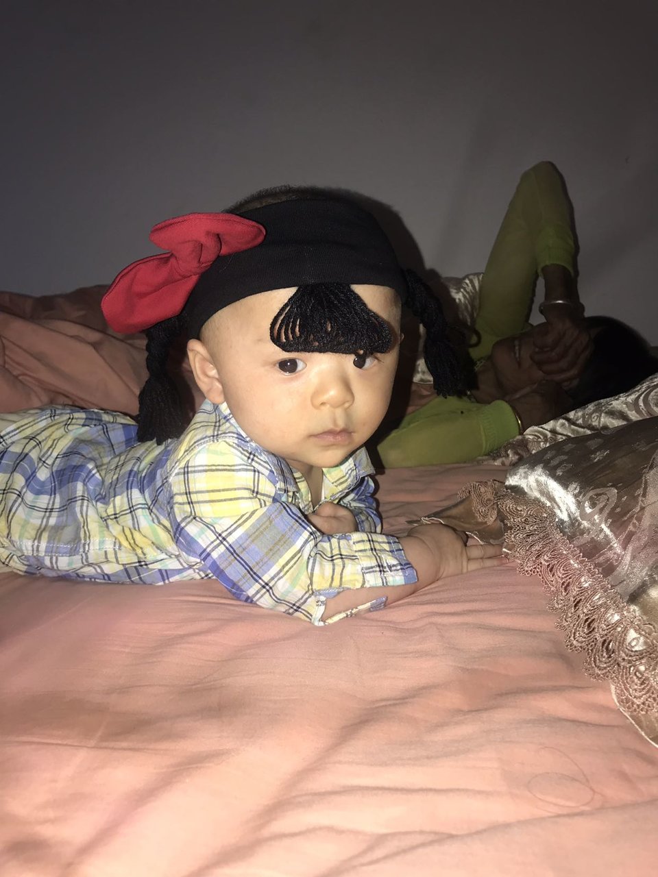 经过一个月的训练终于翻身了