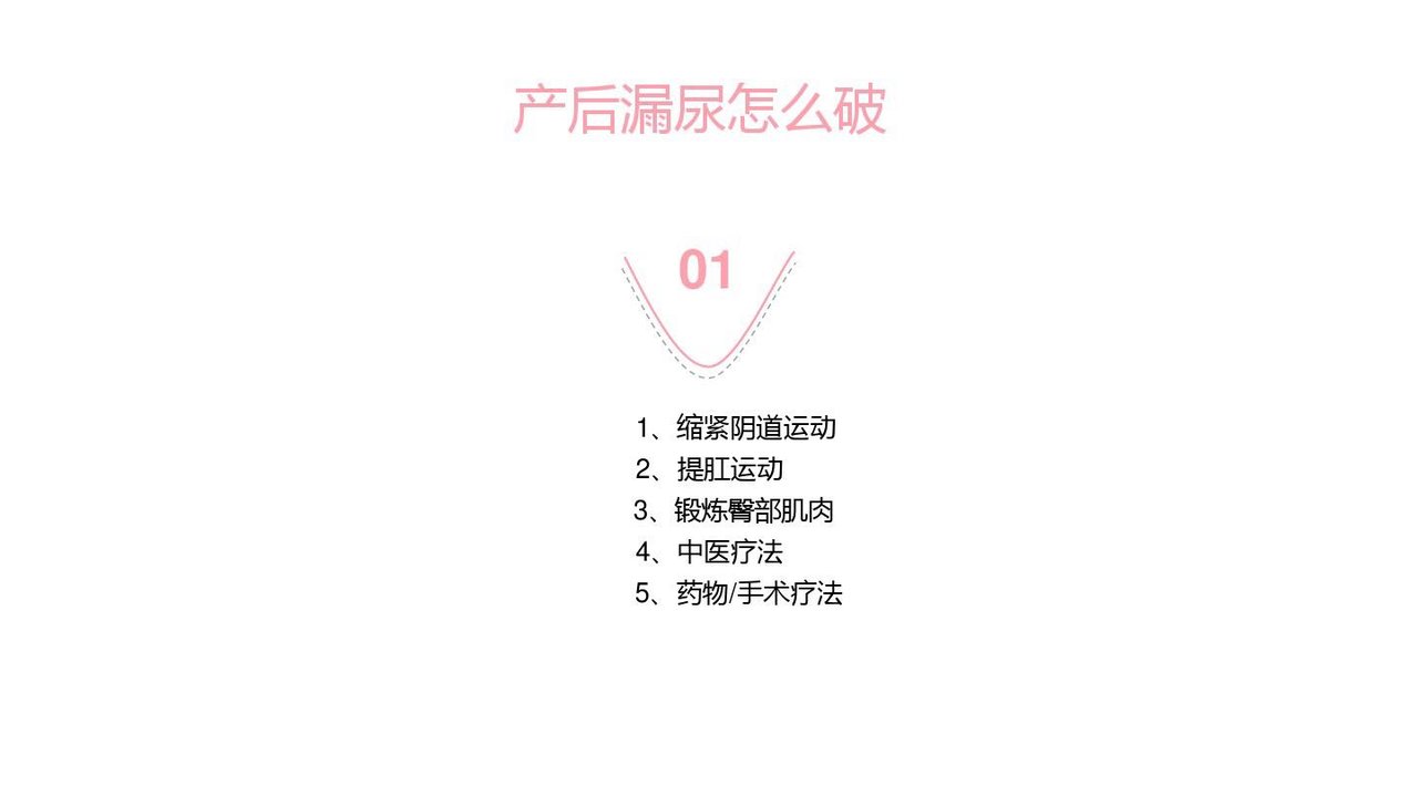 产后漏尿！