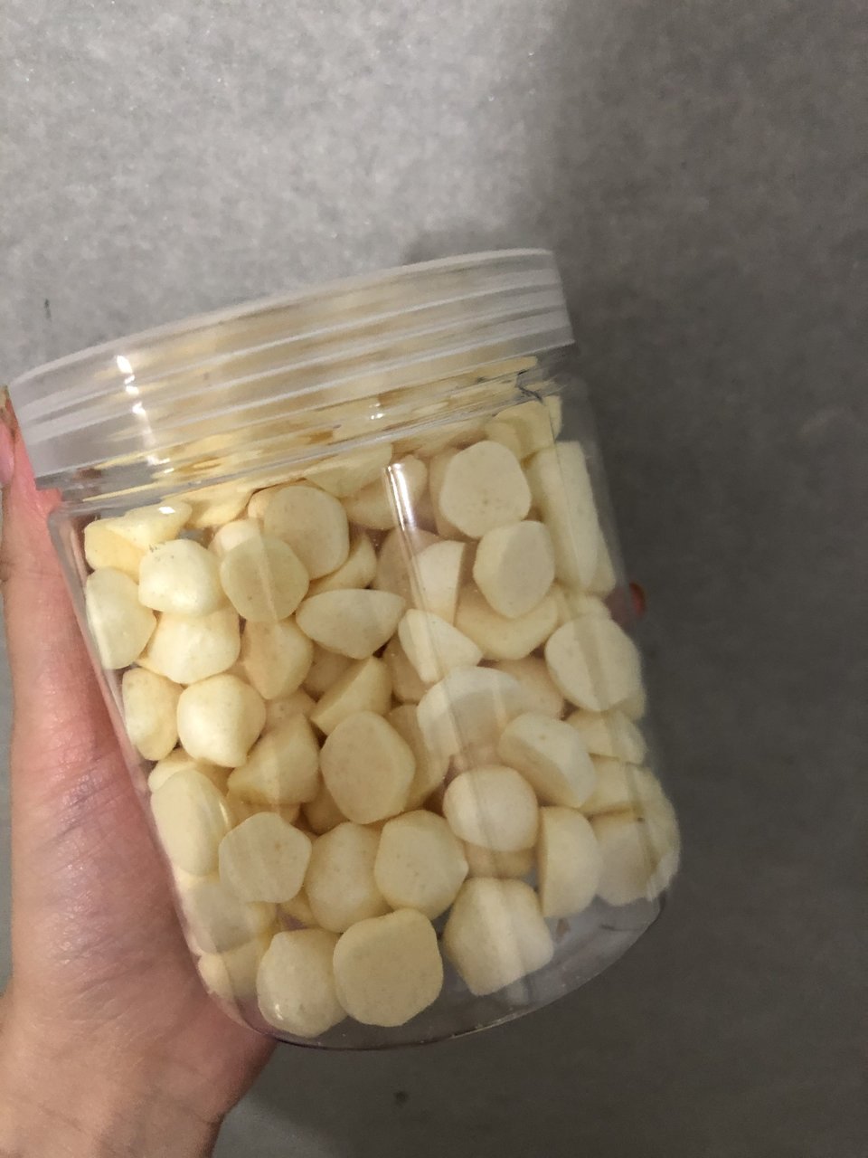 给我家小宝贝做的溶豆～