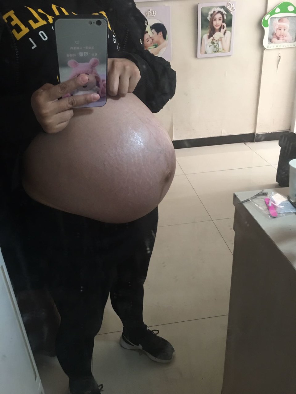 34周+的肚子