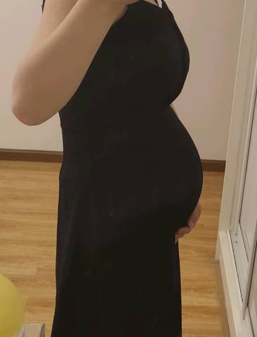 5个月怀女孩肚型图片图片