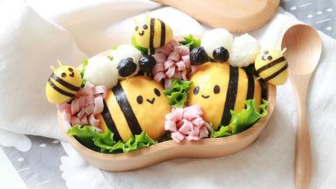 可爱便当陪宝宝过夏天,5款适合夏天的清新卡通便当
